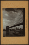 Bridges - Brooklyn Bridge - [View of Brooklyn Heights from Manhattan.]