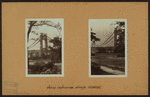 Bridges - George Washington Bridge - [Construction on Manhattan side.]