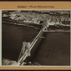 Bridges - George Washington Bridge - [Aerial view of the bridge from New Jersey across to the Bronx.]