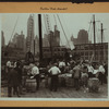 Fulton fish market in Manhattan - [North Atlantic fish trawler - North Dock - East River Pier No.18.]