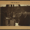 Fulton fish market in Manhattan - [Sisters observing fishermen weighing the day's catch.]