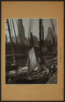 Fulton fish market in Manhattan - [Details of a fishing schooner.]
