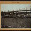 Fulton fish market in Manhattan - [Fishing schooners unloading at North dock.]