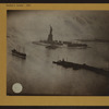 Islands - Bedloe's Island - [View of the Statue of Liberty from an aeroplane.]