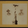 Islands - Bedloe's Island - [View of the Statue of Liberty from a hydroplane, driven by aviator Coffyn and photographed by A.C. Duff.]