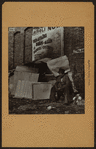 Squatters Colony - A hobo [and his shelter.]