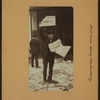 Street scenes - Newsboy - False Armistice Day.