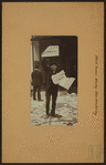 Street scenes - Newsboy - False Armistice Day.