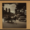 Transportation - [A horse drawn open barouche in Central Park.]