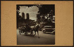Transportation - [A horse drawn open barouche in Central Park.]