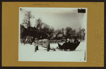 Transportation - Sleighs - [Vanderveer farm in Flatbush, Brooklyn.]