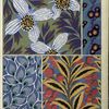 1. Flowers and foliage; 2. Flowers and foliage; 3. Flowers (petals); 4. Flowers and foliage