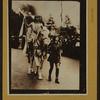 Woman suffrage - [Coronation festivities - Showing a woman dressed in historic costume of Joan of Arc.]
