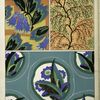1. Flowers and foliage; 2. Flowers and foliage (branches); 3. Flowers and foliage