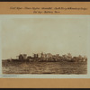 East River - Shore and skyline of lower Manhattan - South Ferry - Williamsburg Bridge.