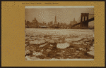 East River - Shore and skyline - Manhattan - Downtown.