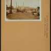 East River - shore and skyline ; Downtown Manhattan at Coenties Slip.