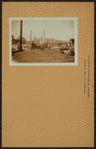 East River - shore and skyline ; Downtown Manhattan at Coenties Slip.