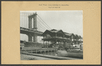 East River - Shore and skyline - [Manhattan Bridge.]