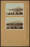 East River - Shore and skyline of lower Manhattan - South Ferry - Williamsburg Bridge - [Confluence of the East and North (Hudson) Rivers.]