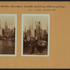 East River - shore and skyline ; South ferry ; Williamsburg bridge.