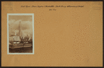 East River - shore and skyline ; South ferry ; Williamsburg bridge.