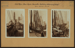 East River - shore and skyline ; South ferry ; Williamsburg bridge.