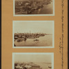 East River - shore and skyline ; Queensborough bridge ; Williamsburg bridge.