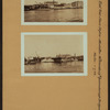 East River - shore and skyline ; Queensborough bridge ; Williamsburg bridge.