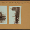 East River - shore and skyline ; Queensborough bridge ; Williamsburg bridge.