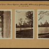 East River - Shore and skyline of Manhattan between East 34th and 49th Streets - Williamsburg and Queensborough Bridges.