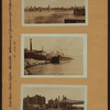 East River - Shore and skyline of Manhattan from East 46th Street - Williamsburg and Queensborough Bridges - [United Dressed Beef Company ; River House.]
