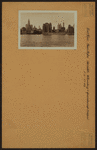 East River - Shore and skyline of Manhattan between East 47th and 51st Streets - Williamsburg and Queensborough Bridges.