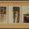 East River - Shore and skyline of Manhattan between East 49th Street and Sutton Square - Williamsburg and Queensborough Bridges.