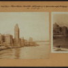East River - Shore and skyline of Manhattan from East 50th Street - Williamsburg and Queensborough Bridges - [Campanile Apartments.]