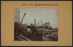 East River - Shore and skyline of Manhattan from East 61st Street - Williamsburg and Queensborough Bridges.