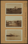 East River - Shore and skyline of Manhattan between East 63rd and 76th Streets - Queensborough Bridge - [Rockefeller Institute for Medical Research - New York Hospital - Interboro Rapid Transit Building - Consolidated Edison Company.]