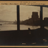 East River - Shore and skyline of Manhattan from East 75th Street - Queensborough Bridge - [Welfare Island Ferry.]