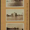 East River - Shore and skyline of Manhattan from East 85th Street - Queensborough Bridge - [Interboro Rapid Transit Building; New York Hospital; Yorkville Ice Sales Corporation.]