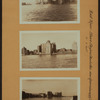 East River - Shore and skyline of Manhattan from East 85th Street - Queensborough Bridge - [Interboro Rapid Transit Building; New York Hospital; Yorkville Ice Sales Corporation.]