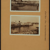 East River - [View of East River pier from East 90th Street in Manhattan.]