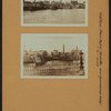 East River - Shore and skyline of Manhattan between East 92nd and 93rd Streets - Queensborough Bridge - [Riverside Fuel Company.]