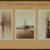 East River - Shore and skyline of Manhattan between East 92nd and 99th Streets - Queensborough Bridge - [Burns Bros. Coal Co.; Consolidated Edison Company; Hagedorn Brothers Coal Company; Kenlon Coal; Riverside Fuel Company.]