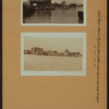 East River - Shore and skyline of Manhattan between East 97th and 102nd Streets - Queensborough Bridge - [Burns Bros. Coal Co. ; Hagedorn Brothers Coal Company.]