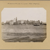 North (Hudson) River - River scenes - Lower Manhattan skyline.