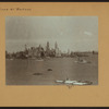 North (Hudson) River - Battery Park - [Lower New York skyline.]