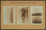 North (Hudson) River - Shore and skyline - Manhattan - Battery - 14th Street - [Columbia Trust Company ; Irving Trust Company ; Pennsylvania Railroad Ferry ; Singer Manufacturing Company ; West Street Building ; Whitehall Building.]