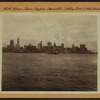 North (Hudson) River - Shore and skyline - Manhattan - Battery - 14th Street.