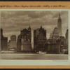 North (Hudson) River - Shore and Skyline - Manhattan - Battery - 14th Street.