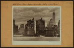 North (Hudson) River - Shore and Skyline - Manhattan - Battery - 14th Street.